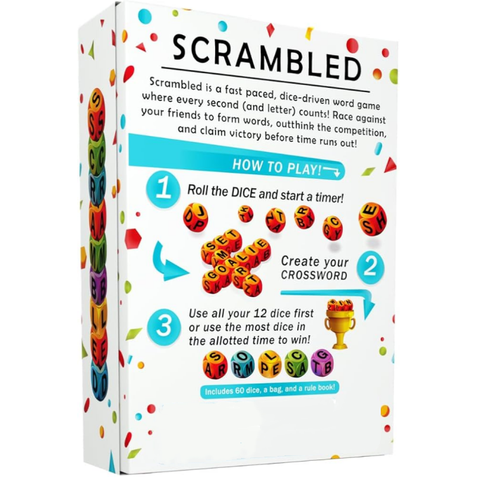 Fast-Paced Dice Word Game – Spell, Shout & Win in 3 Minutes!