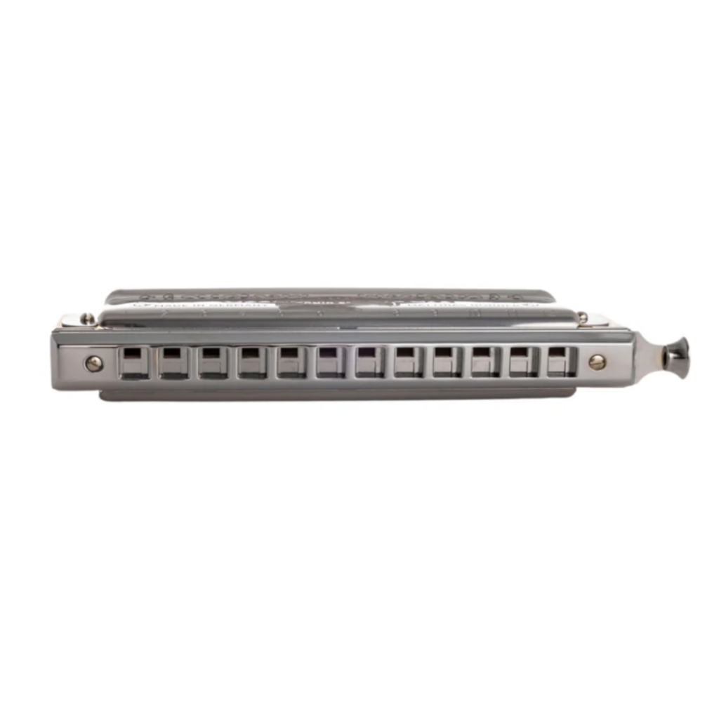 12-Hole Chromatic Harmonica for Rich Full-Range Sound