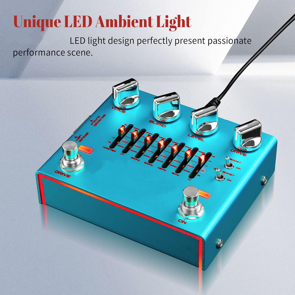 Studio-Style Bass Preamp Pedal with Direct Output & Cab Sim