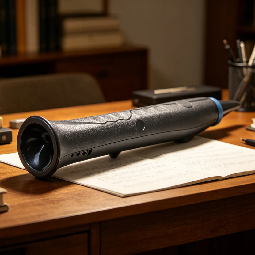 Portable Digital Wind Instrument with Real-Time Breath & Pitch Control