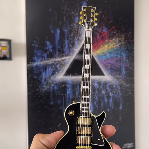 Mini Electric Guitar Body Model – Handmade Wooden Collectible Replica