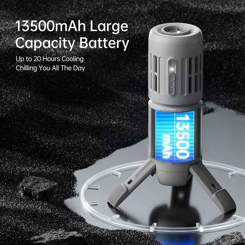 Multi-Use Fan – Desk, Handheld & Floor Ready