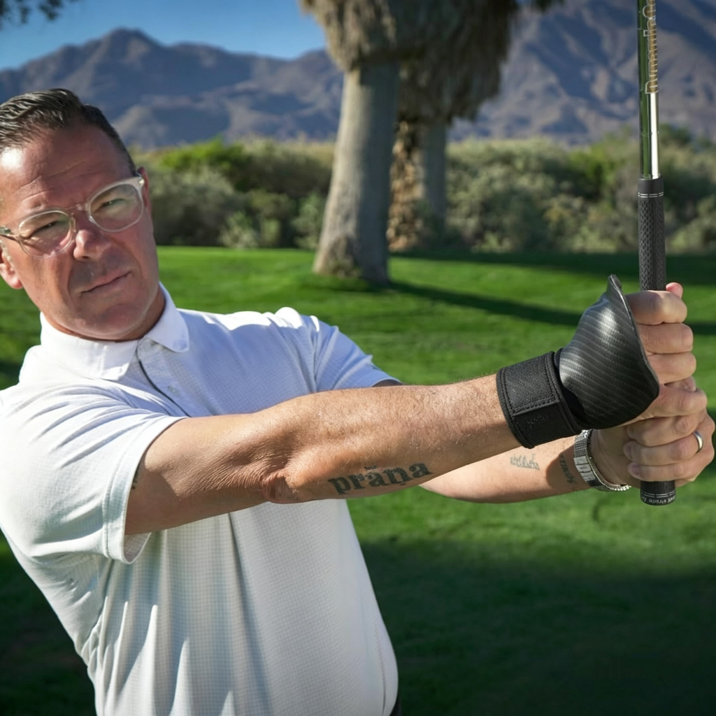 Golf Wrist Swing Training Aid – Mechanical Compression Wrist Bracket for Ball Striking Accuracy