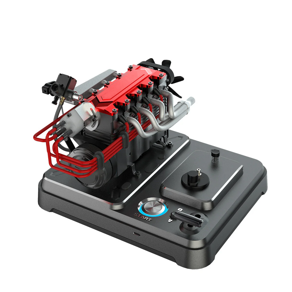 Mini Four-Cylinder Four-Stroke Engine Model