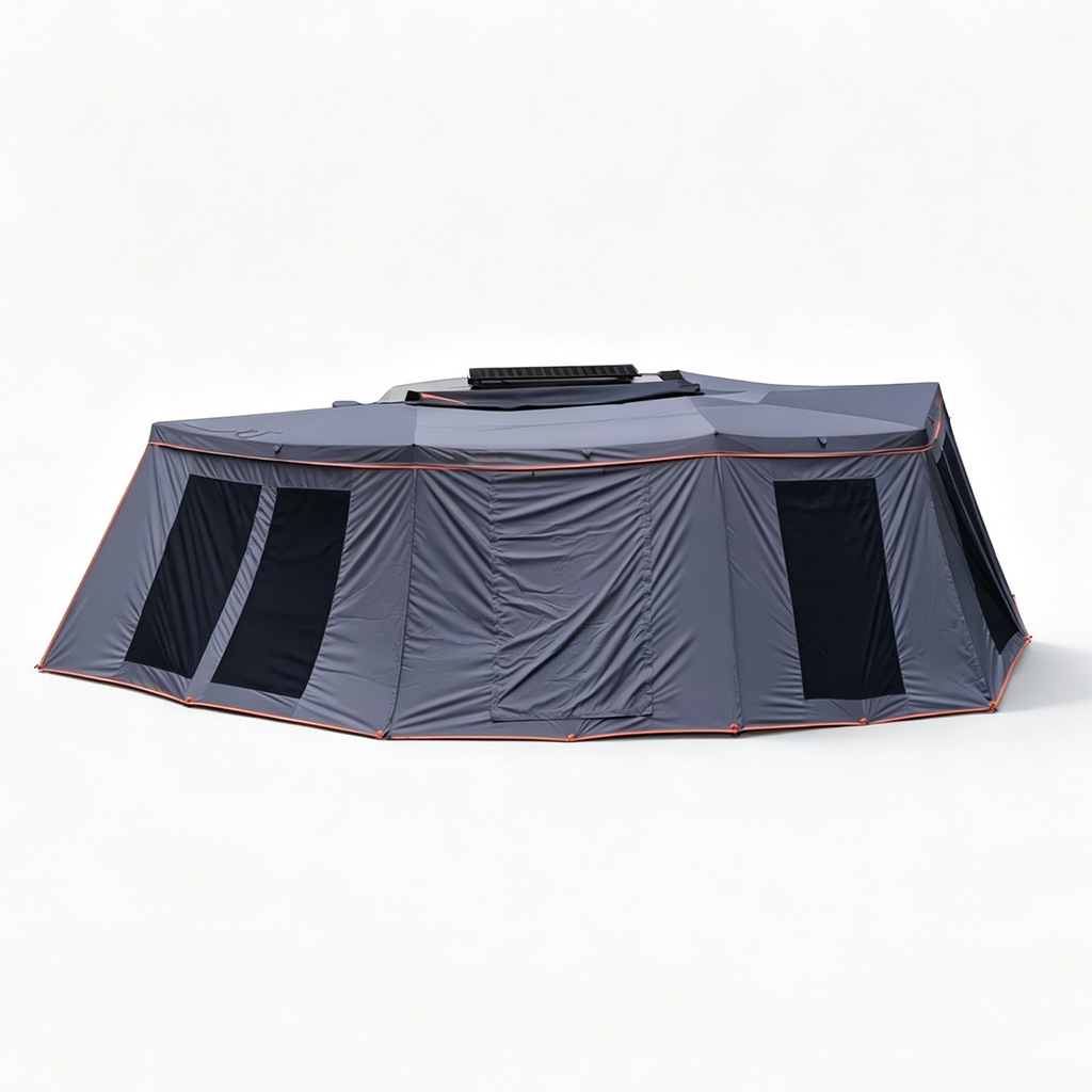 Complete Awning Wall Kit with Zippered Panels for Outdoor Protection