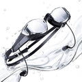 Smart Waterproof Audio Swim Goggles with Built-in Training Audio System