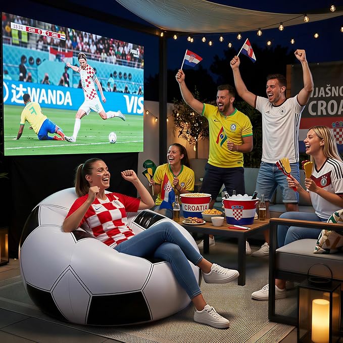 Inflatable Soccer Ball Chair