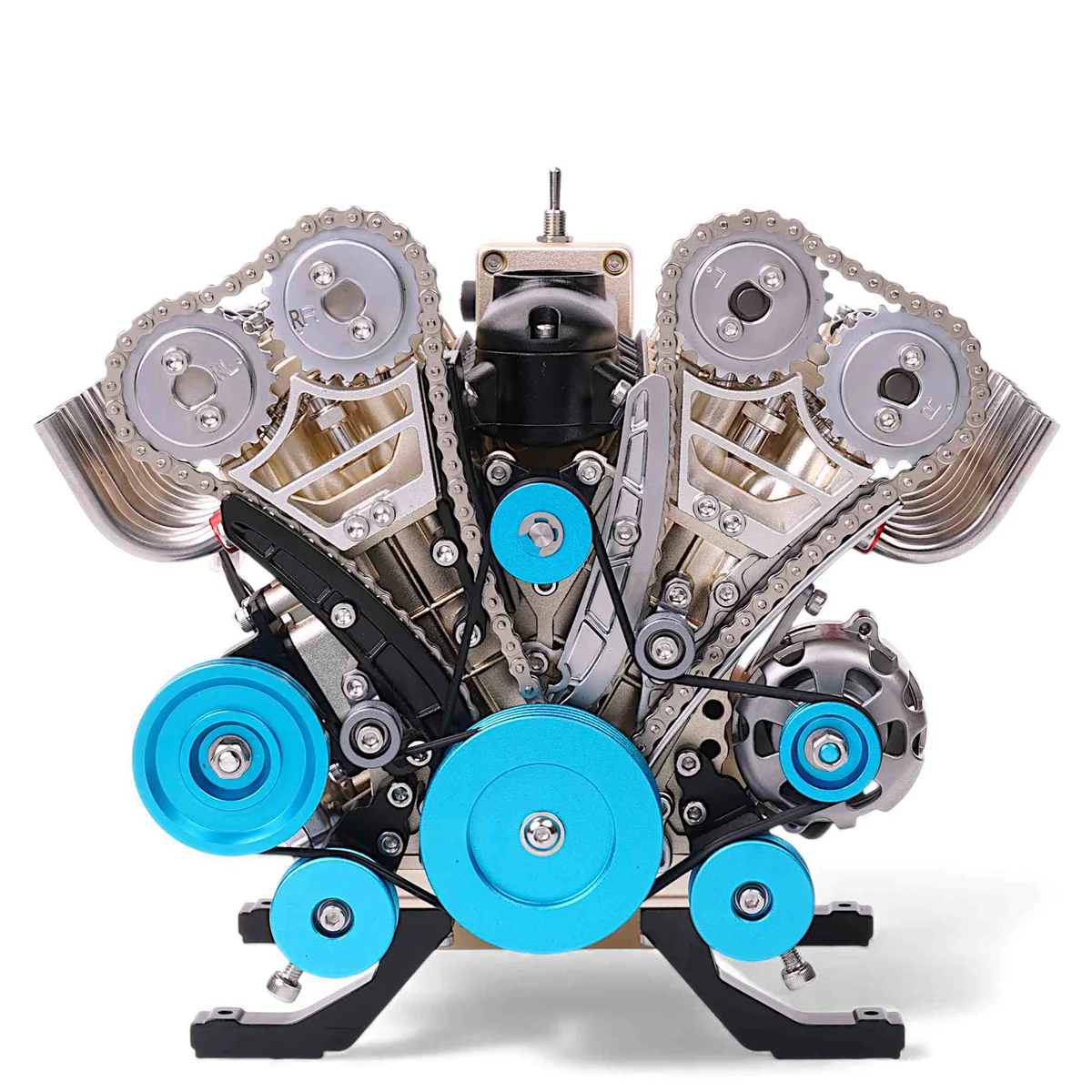 Metal V8 Engine DIY Assembly Model Kit