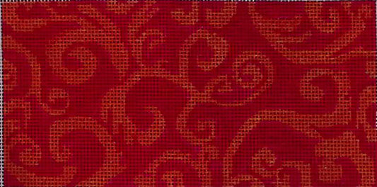 DE120 Orange and Red Eyeglass Case