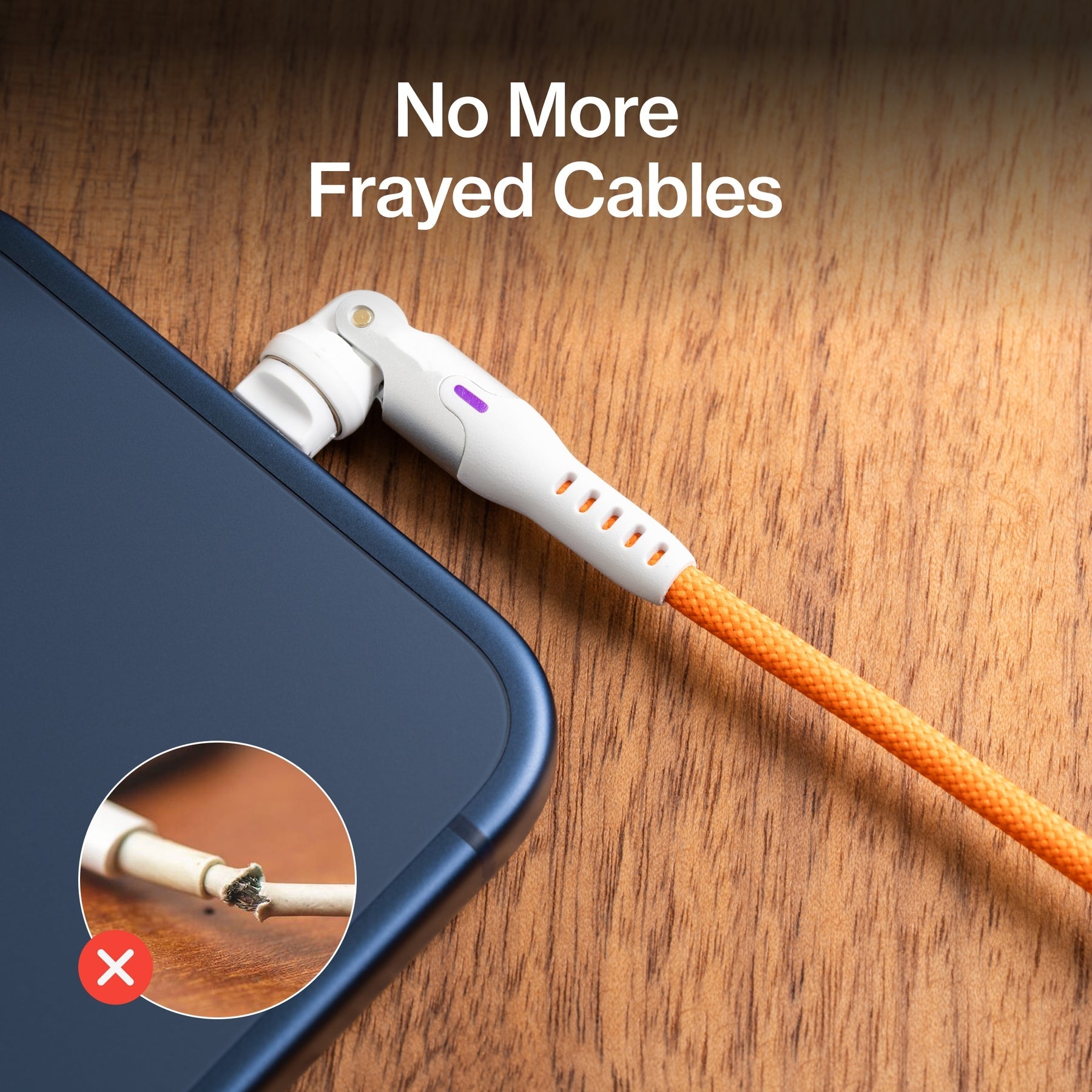 3-in-1 Universal Magnetic Charging Cable – 360° Swivel Fast Charging Cord for All Smartphones
