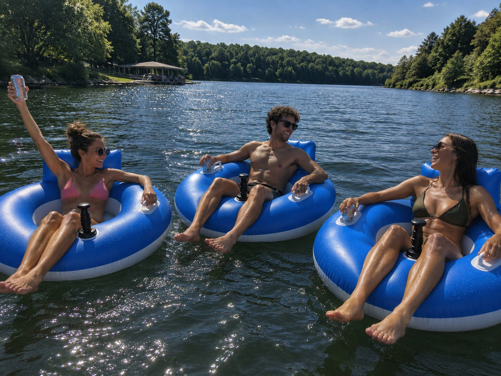 Motorized Inflatable Pool Float – Battery Powered Water Lounger Chair with Dual Propellers