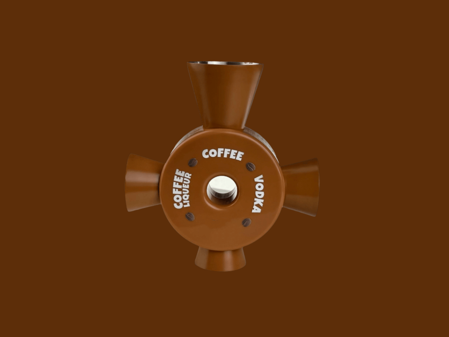 Espresso Martini Measuring Jigger – Dual-Sided Stainless Steel Bar Measure with Recipe Markings
