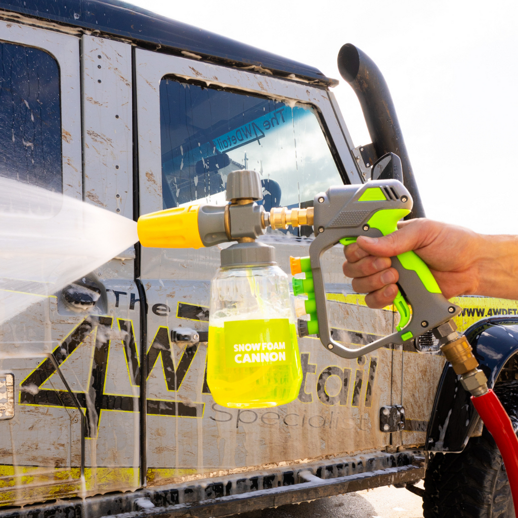 Stubby Pressure Washer Gun – Short Car Wash Spray Gun with Quick Connect Fittings