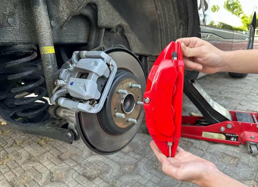 High-Quality Brake Caliper Covers – Heat-Resistant Universal Wheel Hub Decoration Set