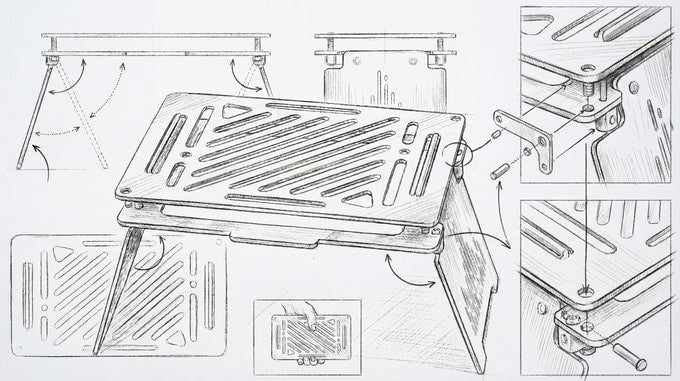 All-in-One Titanium Outdoor Cooking System – Lightweight Modular Camping Stove and Pot Set
