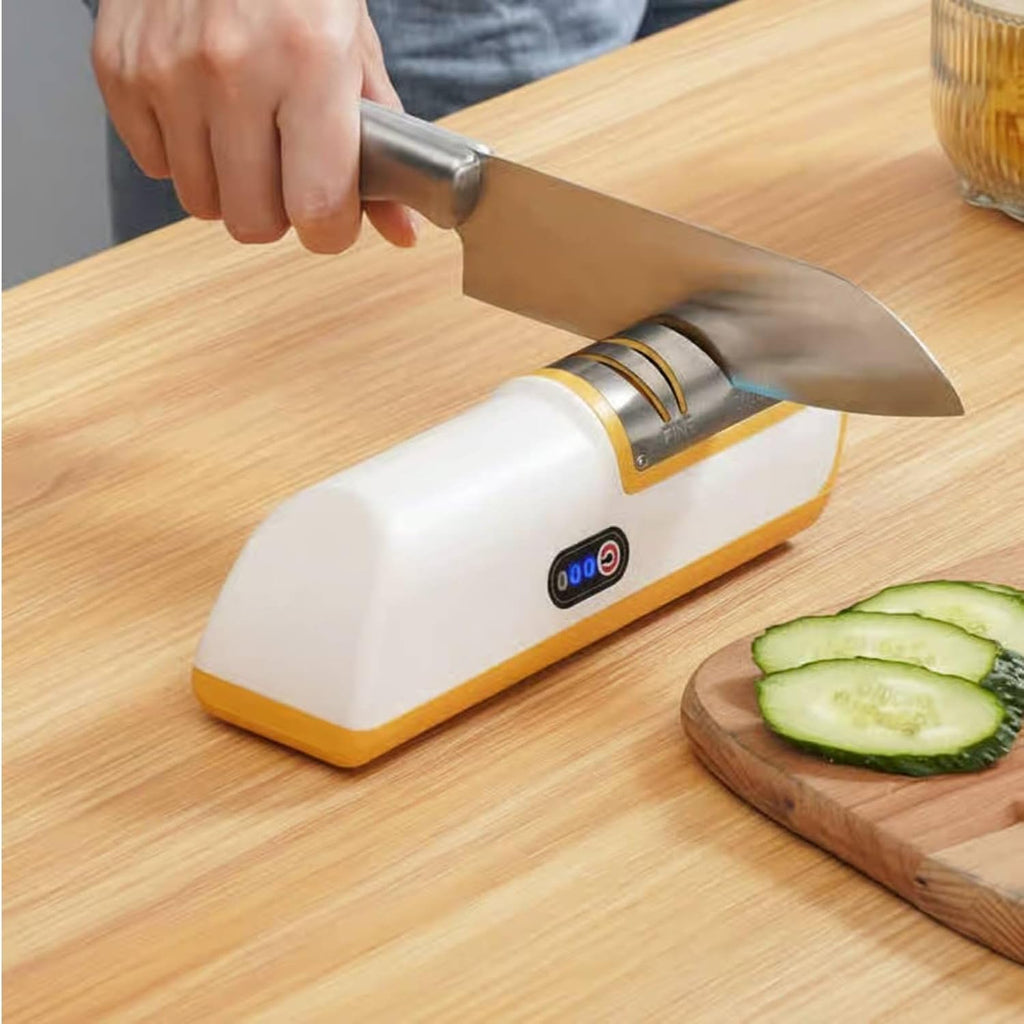 Professional Electric Knife Sharpener – Multi-Stage Kitchen Knife and Scissor Sharpening Tool