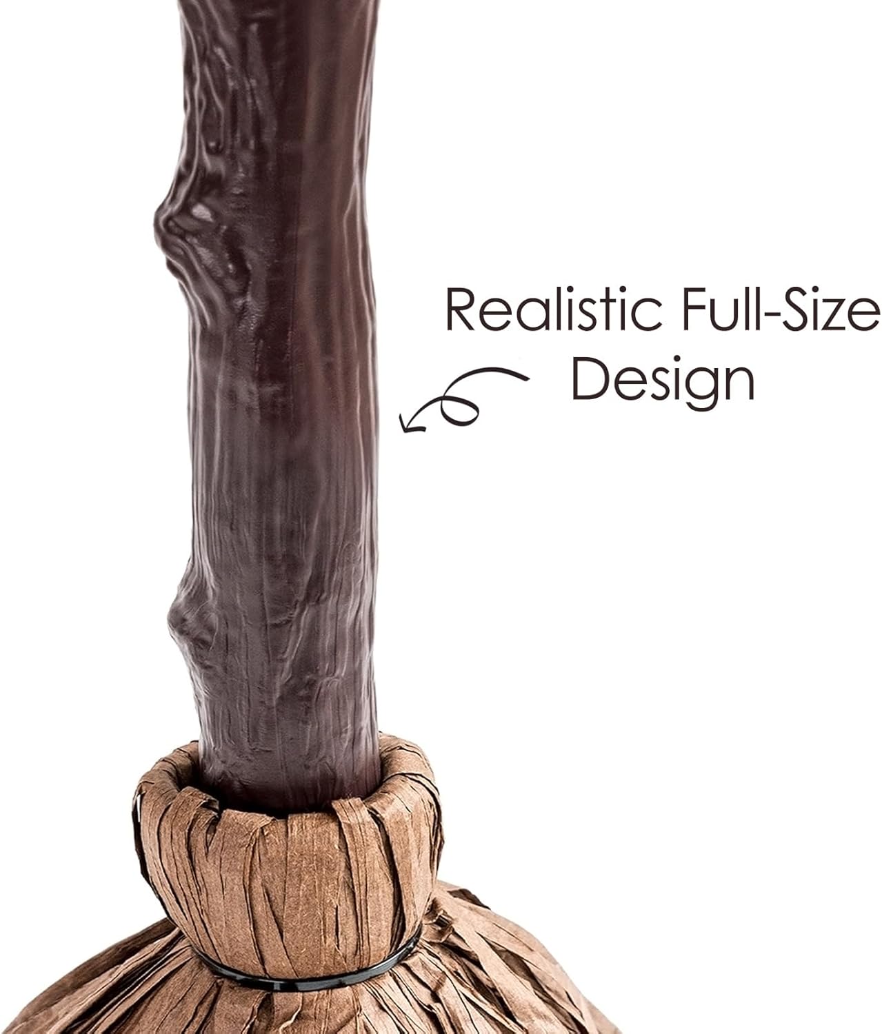 47-Inch Musical Freestanding Broomstick Prop – Halloween Motion-Activated Decor