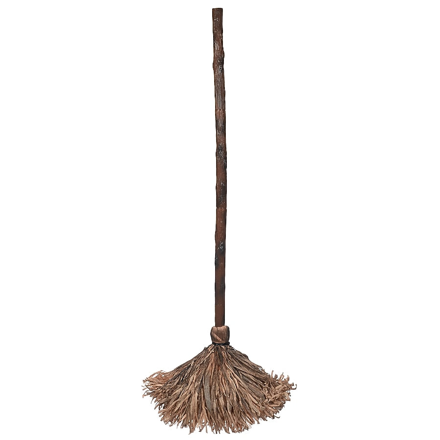 47-Inch Musical Freestanding Broomstick Prop – Halloween Motion-Activated Decor