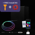 110cm USB & USB-C Car Interior Ambient Lighting Strip – RGB Atmosphere Lamp