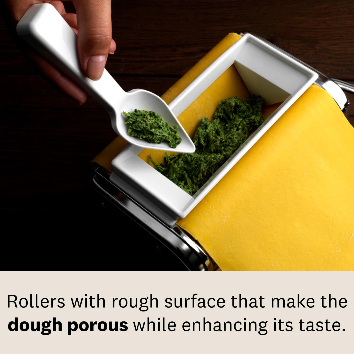 Manual Pasta Maker & Ravioli Accessory Set – 150mm Roller Noodle & Dumpling Machine