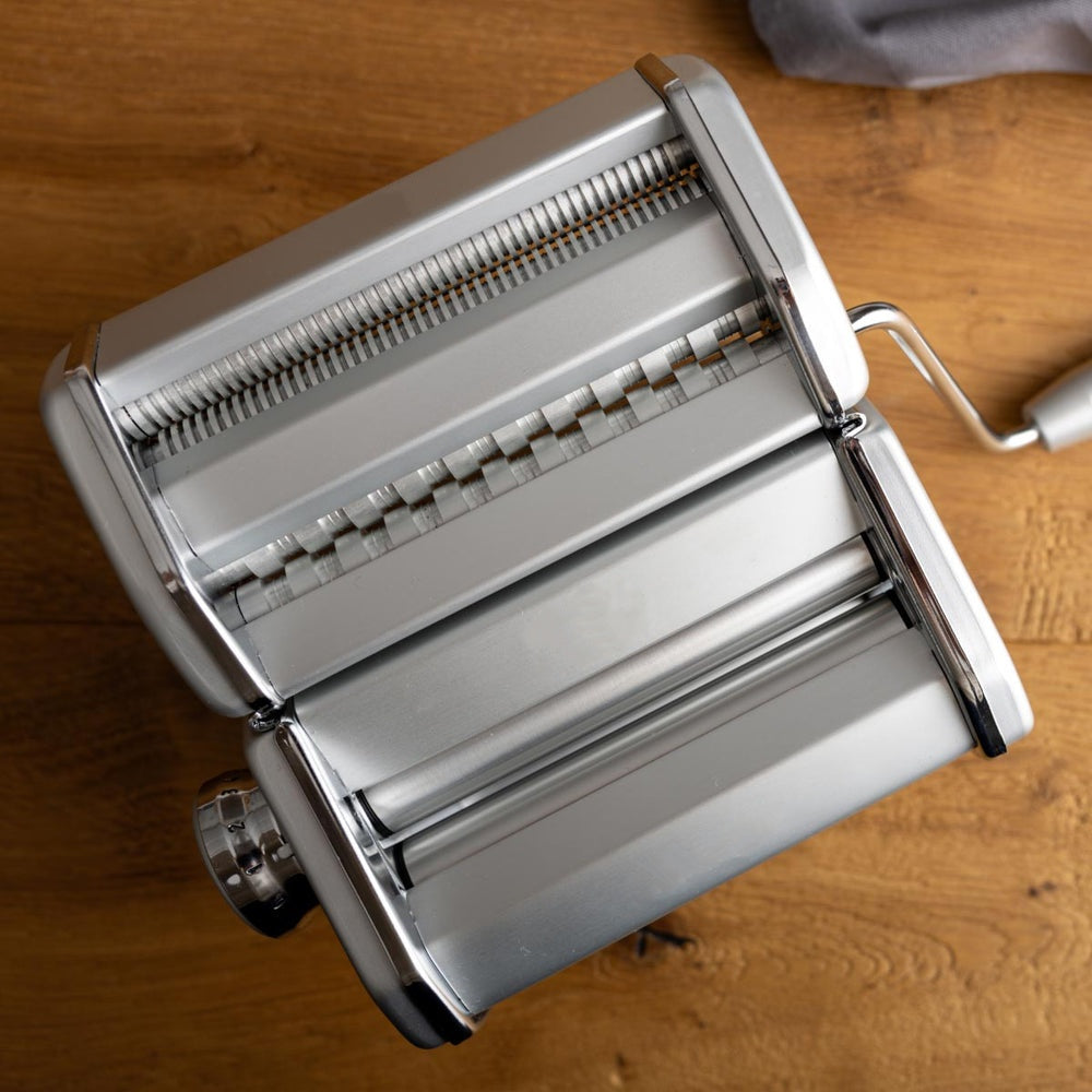 Manual Pasta Maker & Ravioli Accessory Set – 150mm Roller Noodle & Dumpling Machine