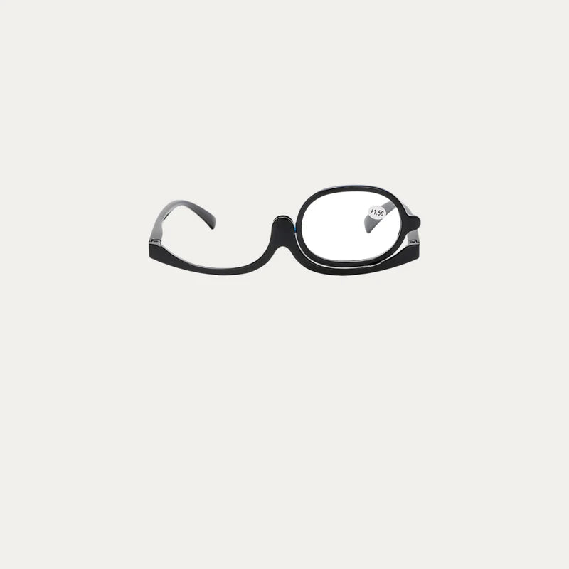 Flip Lens Makeup Reading Glasses for Precise Beauty Application