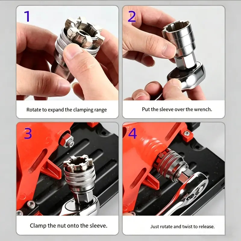 Multi-Function Universal Socket Adapter Connector Tool