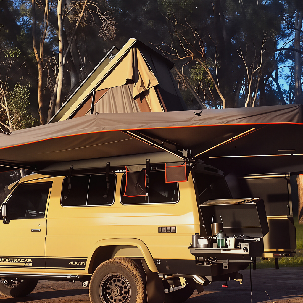 Complete Awning Wall Kit with Zippered Panels for Outdoor Protection