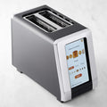 Smart Touchscreen 2-Slice Toaster – 1500W Fast Heating Stainless Steel Bread Toaster for Kitchen
