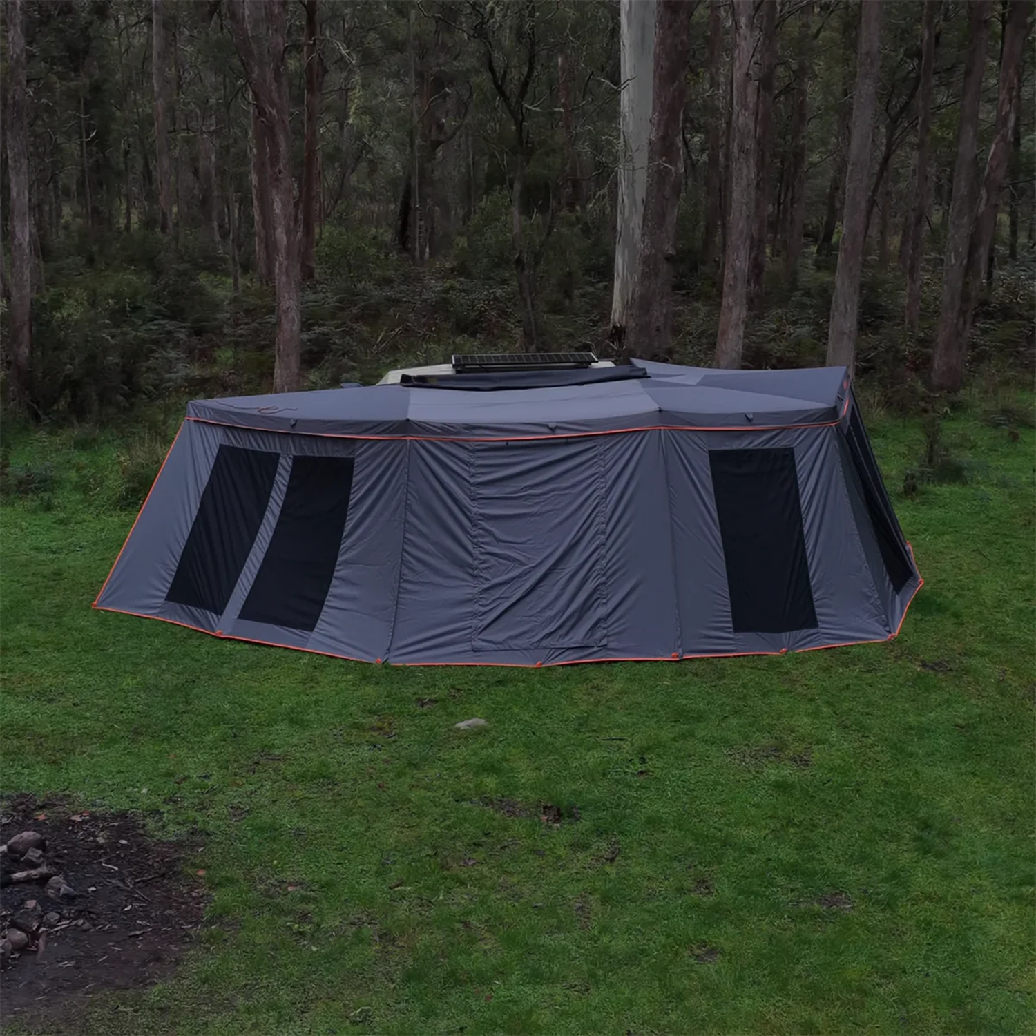 Complete Awning Wall Kit with Zippered Panels for Outdoor Protection