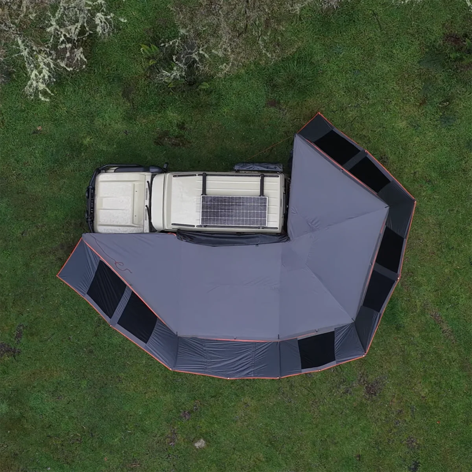 Complete Awning Wall Kit with Zippered Panels for Outdoor Protection