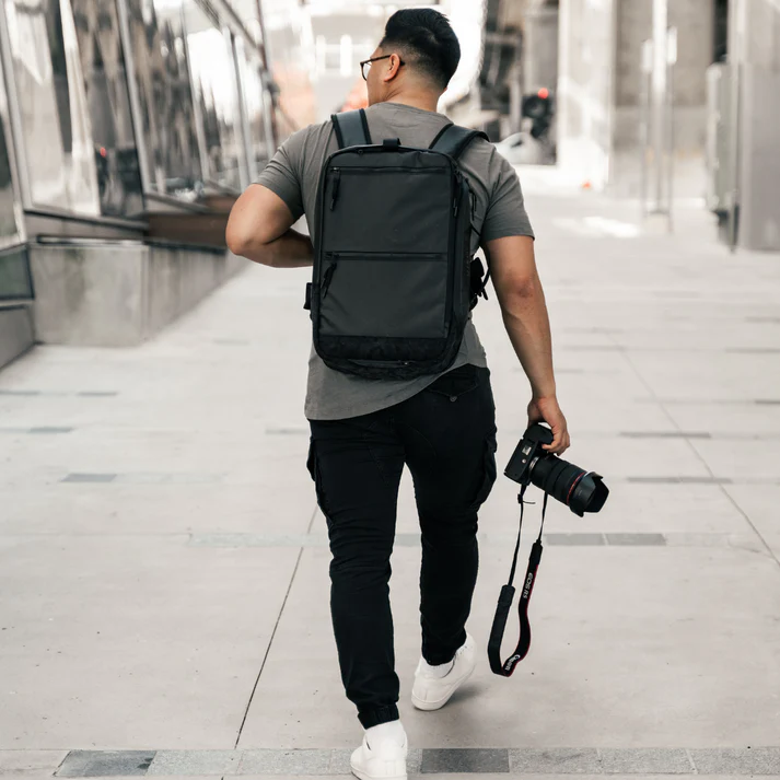 Side-Access Camera Backpack for Efficient Gear Organization