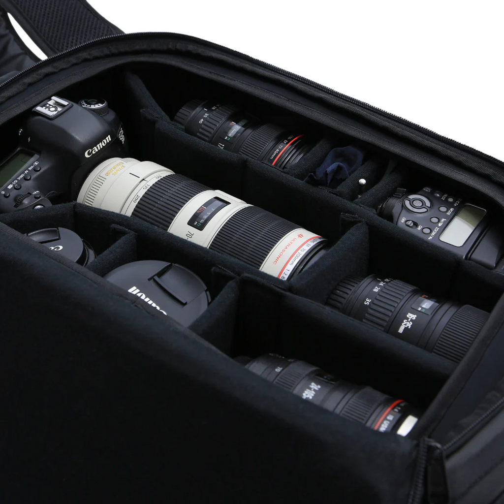 Side-Access Camera Backpack for Efficient Gear Organization