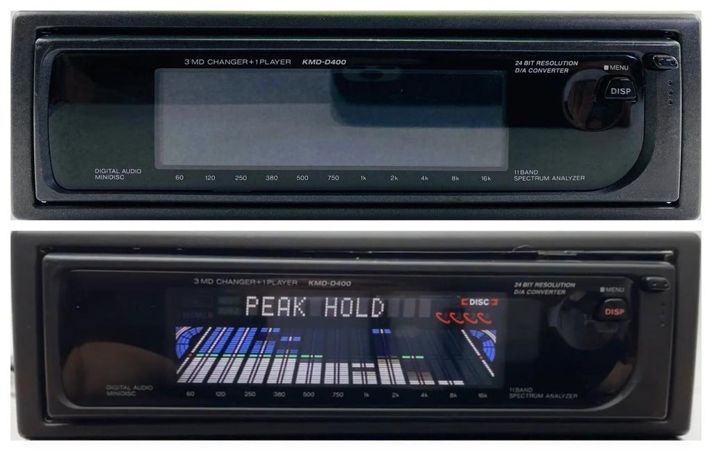 Vintage Mini Disc Changer with Spectrum Display