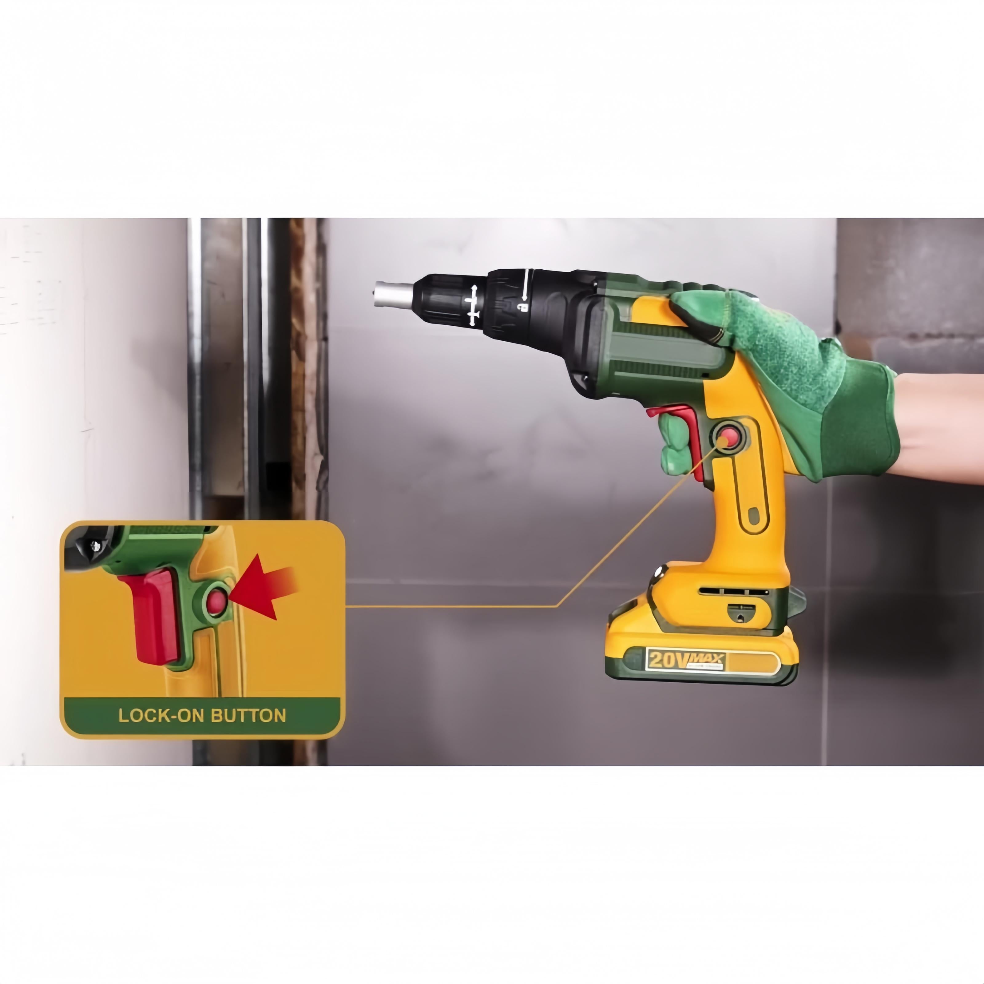 Cordless Screwdriver Set with Automatic Feeding System