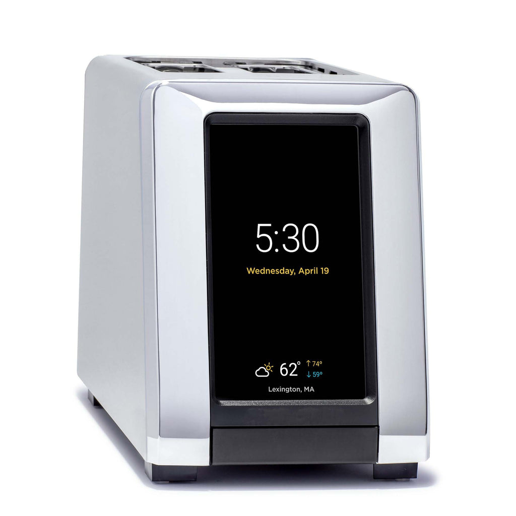 Smart Touchscreen 2-Slice Toaster – 1500W Fast Heating Stainless Steel Bread Toaster for Kitchen