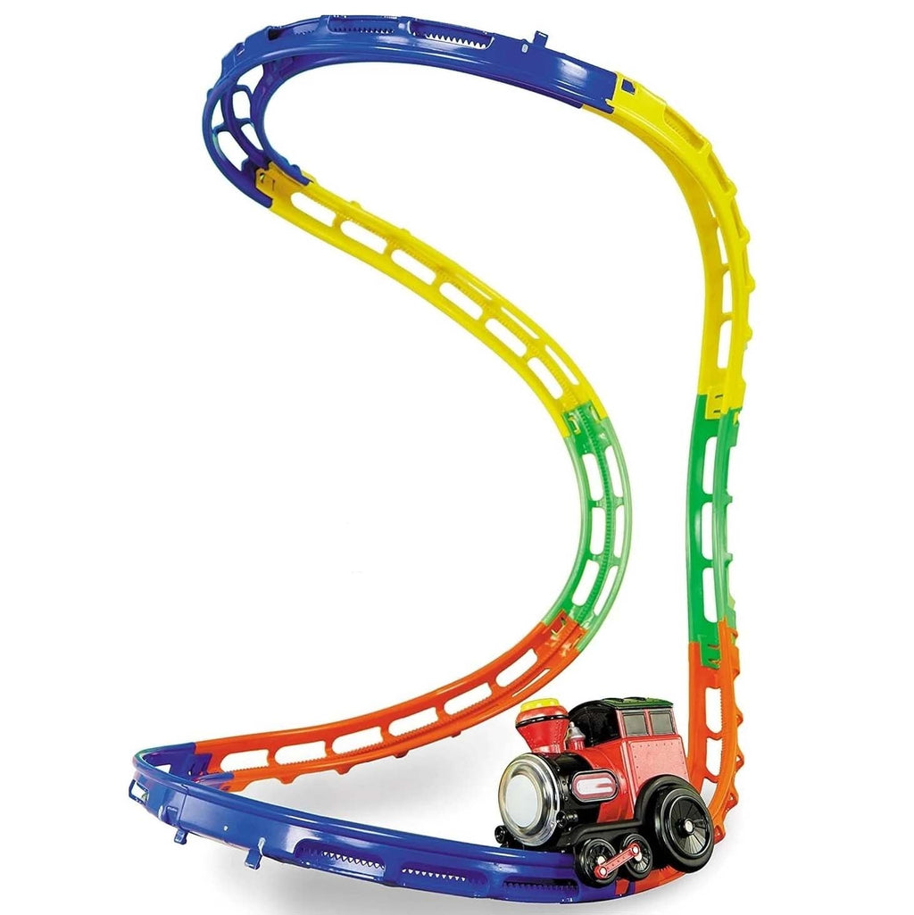 Learn & Play Tumble Train Toy with Lights and Sound Track Play Gift